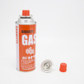 Empty butane gas straight wall aerosol tin can