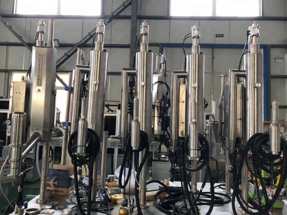 Liquid Nitrogen filling machine for water