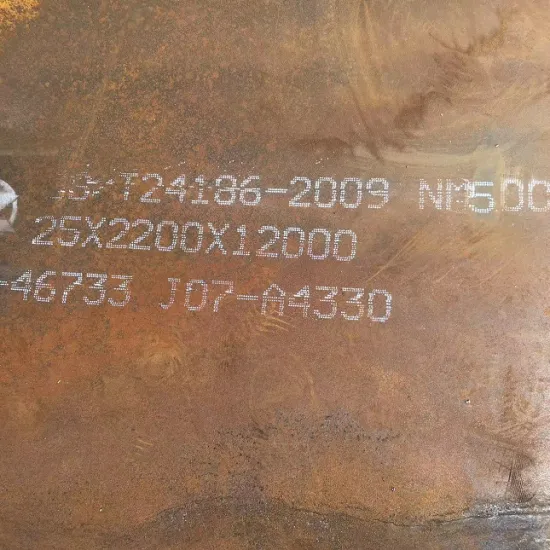 High Hardness NM500 AR500 Wear Resistant Steel Plate