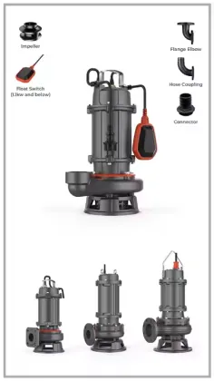 Leo WQ Series Cast Iron Submersible Sewage Water Pump