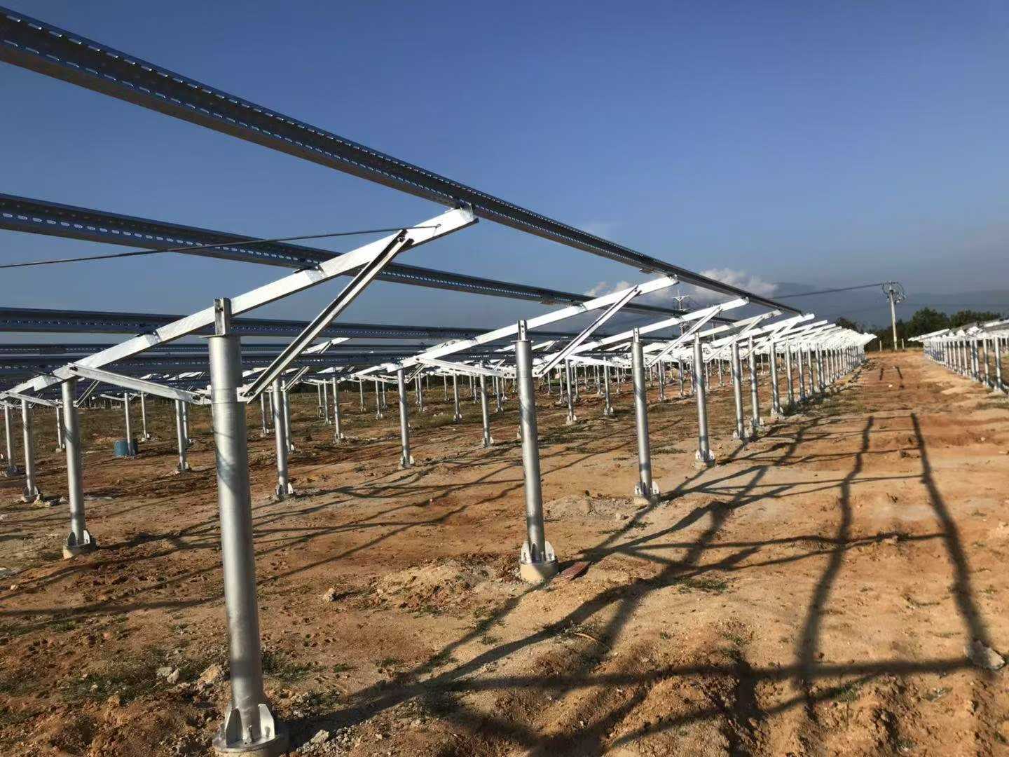 Aluminum T-shaped clamps rooftop solar mounting system