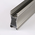 Aluminium frame profile for sliding wardrobe glass door