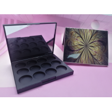 12 Color Square Eyeshadow Powder With Mirror