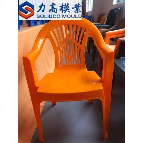 New design custom Plastic Armrest Chair Mould