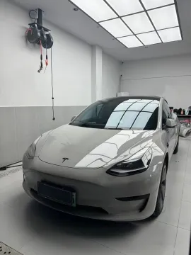 PET Glossy Chalk Grey Car Wrapping Vinyl Film