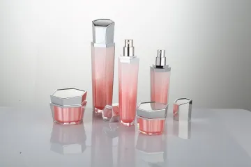 Hexagon Acrylic Spiral Liner Bottle