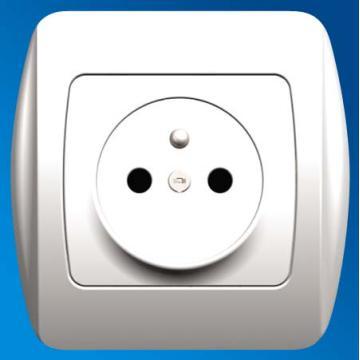 P Series 1 Gang French Type Socket