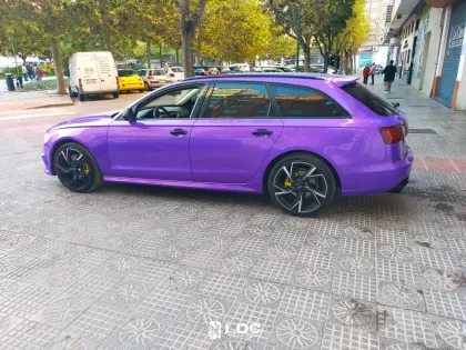 Glossy Explosive violet Car Wrap