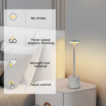 USB Charging Retro LED Table Lamp for Study Room and Dining Table