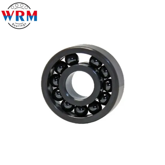 High speed skateboard hybrid ceramic bearings