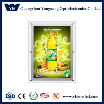 Hotsale:Manufacturing LED Crystal advertising light box,High quality of clear acrylic sign light box