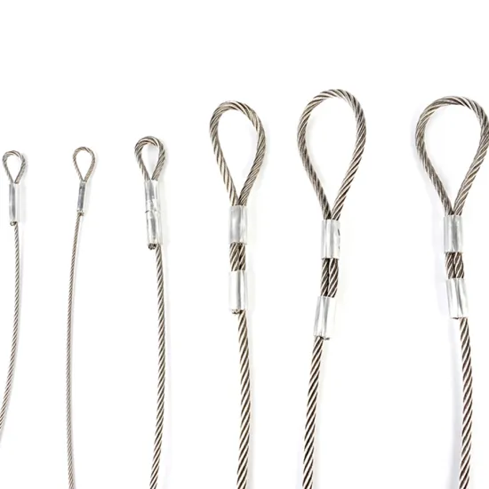 Customized professional stainless steel wire rope sling