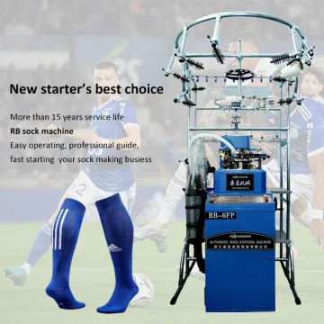 Computerized Automatic Machine for Manufacturing Chinese Company's Cotton Socks and Sports Hosiery