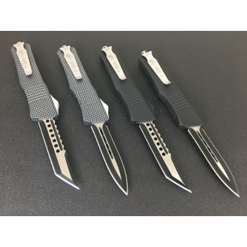 Černý automatický nůž Microtech Outdoor