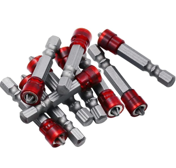 50mm PH2 Head Magnetic Drill Bit with 1/4 Inch Hex Shank for Drywall Screw Setting