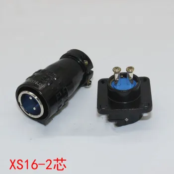 Thermocouple Aviation Plug Socket Connector - XS16J2P, XS16K2A, XS16-2 Core