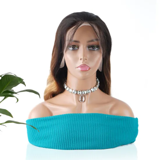 hd Glueless for Black Women Curly Mink 100% Two Tone Coloured 27 Peruvian Wigs Lace Front Virgin Human Hair