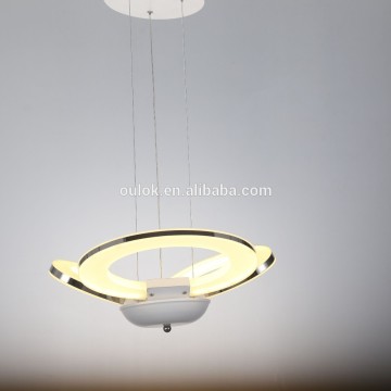 3 okrągłe pierścienie LED LED Light Light Dekoracja do salonu
