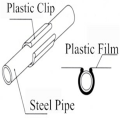 Blocco clip in plastica per serra