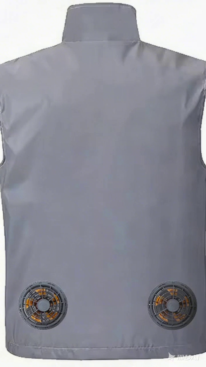 Airflow Fan Sleeveless Reflective Vest | 12V Standard Version (Includes 1 Compatible Battery and 1 Charger)