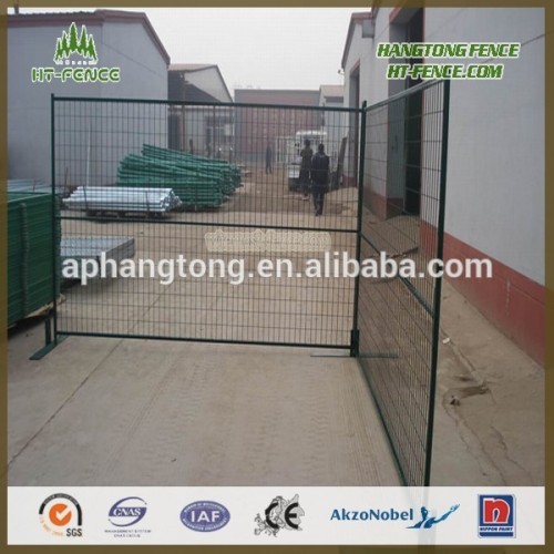 Hot Sale 6' high dark green construction temporary fence