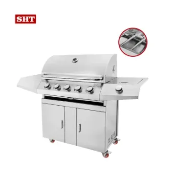 RV Outdoor Kitchen Gas Grill Island Gas Grill 4 Burner Barbecue Grill
