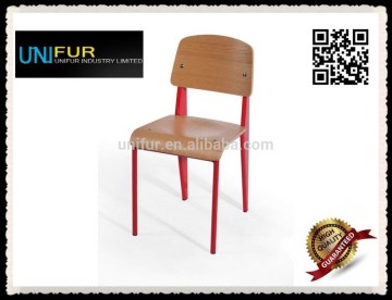 Replica popular modern furniture classic bent wood chair with solid back legs