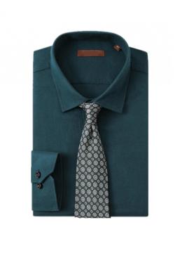 Men's Dark Green Long Sleeves Shirts