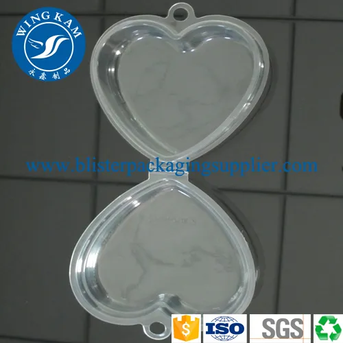 OEM Clear Plastic PET Small Packaging Clamshell Box