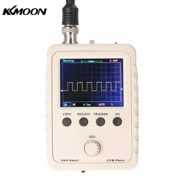Digital Oscilloscope DIY Kit Parts with Case SMD Soldered Electronic Learning Set 1MSa/s 0-200KHz 2.4" TFT Handheld Pocket-size