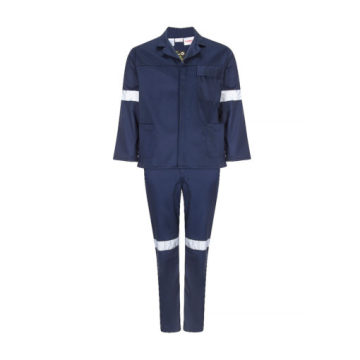 Acid-Resistant Poly-Cotton Work Suit