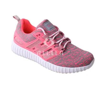 Casual knit children runnig shoes