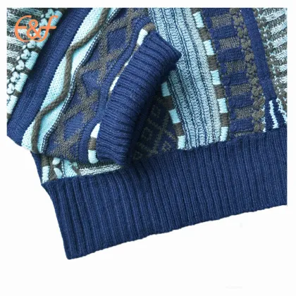 Fashion Plus Size Solid Cable Knit Sweater