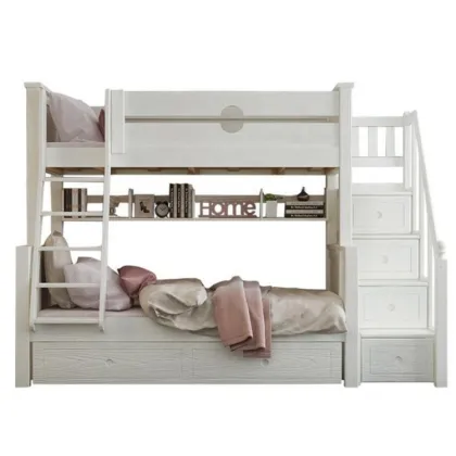 Funky Bunk Beds with Slide - Solid Wood Children & Adult Cabin Beds for Boy & Girl Bedrooms