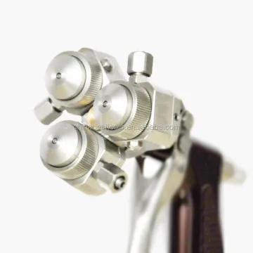 Three Head Pneumatic Paint Spray Gun for Car Painting and Power Coating