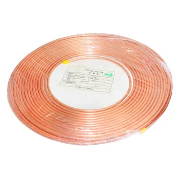 99.99% ASTM B280 Copper Pipe for Air Conditioning Evaporators - Strict Hygiene Standards
