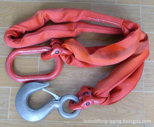 round sling belt with hook