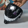 Máscara de réplica de filme de PVC de meia face Venom