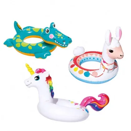INTEX 58221 Animal Shape Swim Rings - Inflatable Kids Pool Floats