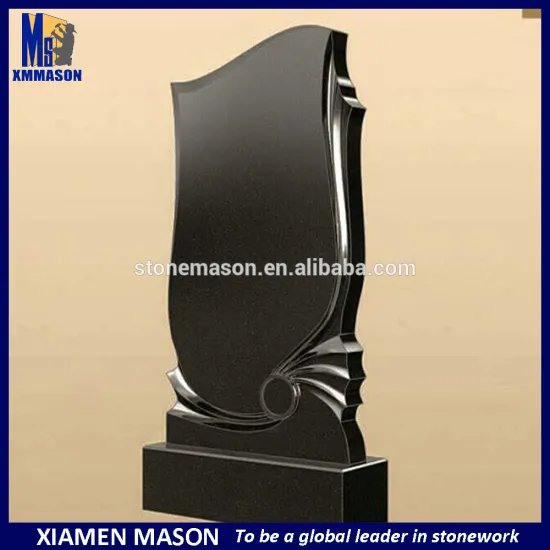 Mason cemetery tomb design for china black granite monuments