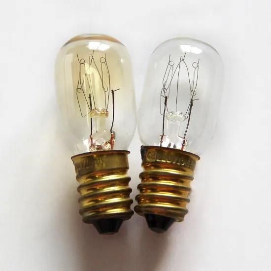 Tubular T20 Light E14 - 12V/24V/36V Incandescent Lamp for Machinery Work