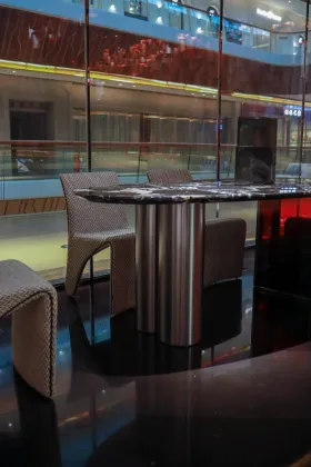 Modern Circular Dining Table "Elegance in the City"