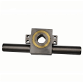 Gear rack swing oil cylinder