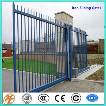 design 2.4mx3m models of iron gates and fence
