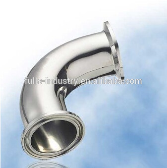Sanitary Stainless Steel 90 degree clamped Elbow