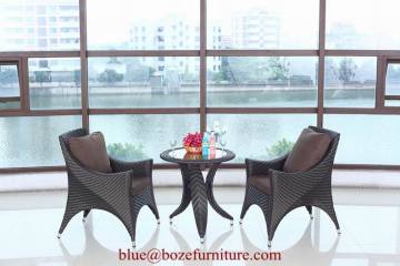 Patio Furniture High Quality Rattan Wicker Dining Set (BZ-D036)