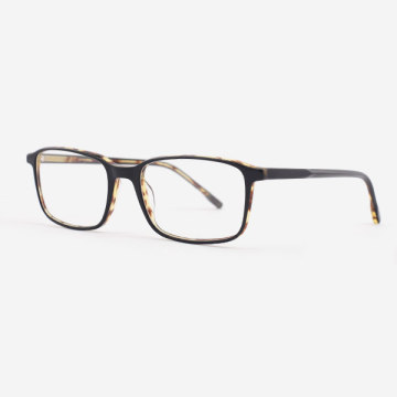 Super thin Rectangular Acetate Unisex Optical Frames