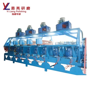 Copper Alloy Hinges Wire Drawing Finish Automatic Sanding Grind Machine