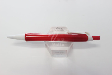 Fancy Red Color Plastic Ball Pen for Office Stationery Supply