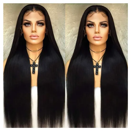 GMwigs 180% Density Human Lace Front Wigs 12A Grade Silky Straight Pre Plucked 13x4 4x4 Transparent Frontal Raw Indian Hair Wig